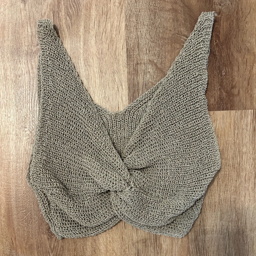 Knitted Tan Women's Top